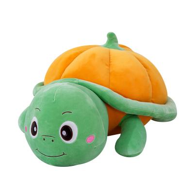 China Hot Selling Unique Design Cute Cartoon Plush Toy Cushion Pillow Pumpkin Tortoise Plush Toy Pillow for sale