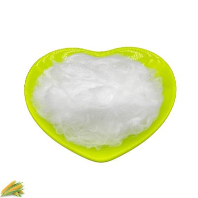 China Hot Sale 100% Corn Pla Fire Retardant Biodegradable Fiber for sale