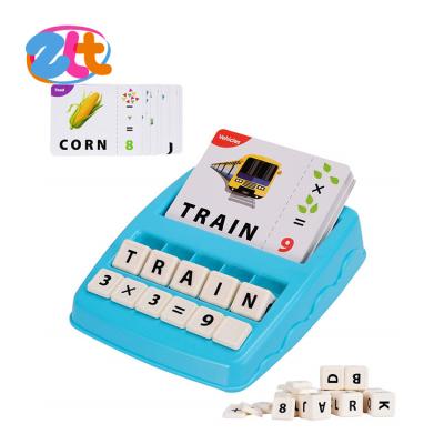 China Educational Word Game Kids Letter Vocabulary 2-in-1 Learn Machine Toys Word Educational Game for sale