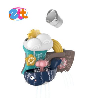 China Bath Toy Baby Bath Shower Water Spray Toy Boat Bath for Kids for sale