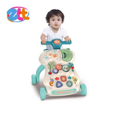 China New Multifunctional Baby Toys Walkers Stroller Baby Walker Model Toy with Music and Light for sale