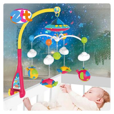 China Eco-friendly Newborn Musical Projection Toy Felt Baby Crib Mobile for sale