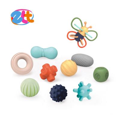 China New PVC Item Kids Building Blocks Educational Soft Baby To Play Rubber Toys for sale