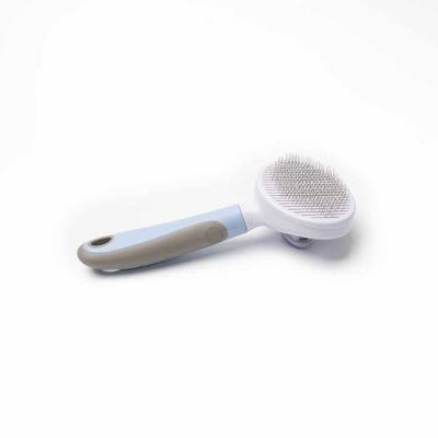 China Durable Interesting Quality TPR+HIPS+stainless Steel Customized Dog Hair Remover Brush Comb for sale