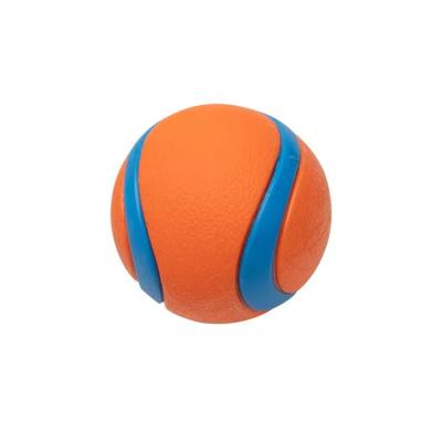 China Viable Universal Squeaky Plush Toy Dog Interactive Training Pet Q.I. Bouncy Ball for sale