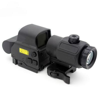 China Rifle Gun Combo Hunting Scope HD 558 Dot Sight With G43 3X Holographic Red Green Scope Tactical Magnifier Shooting for sale