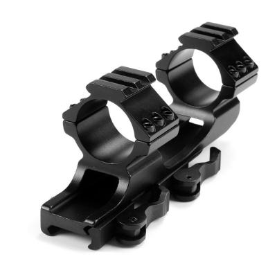 China Weaver 20mm Cantilever Rail Rifle Scope Mount 25.4mm/30mm Quick Release Picatinny Scope Mount Hunting for sale