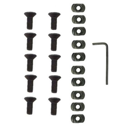 China Outdoor Sports Remote Set of M-LOK Screw and Nut Cam Replacement for MLOK Handguard Rail Sections Hunting for sale