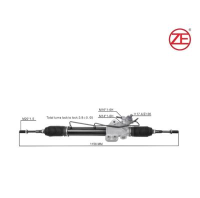 China Aluminum Alloy/Steel/Rubber Top 49001 vw600 49001 vz10a Selling Car Assembly Power Steering Rack For Nissan Urvan E25 for sale