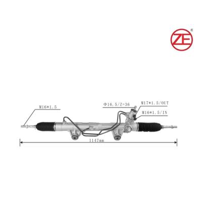 China High Quality Aluminum Alloy/Parts Assy Steering Gear Rack For Mitsubishi L200 Steel/Rubber 4410a603 55270329 car for sale