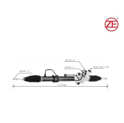 China Good Quality Aluminum Alloy / Steel / Rubber Car Parts Mr333501 Gear Assy Power Steering Rack For Mitsubishi Pajero Triton L200 for sale