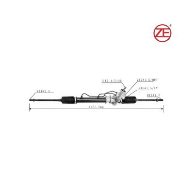 China Aluminum Alloy/Steel/Rubber Steering Gear 44250-02010 Assembly 44250-12230 44250-12560 For Corolla Ee90 1987-1993 for sale