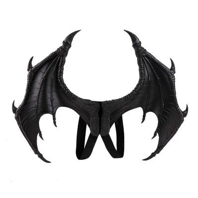 China Halloween Costume 2021 Mardi Gras Halloween Party Decoration Devil Costume Cosplay Dragon Wings for sale