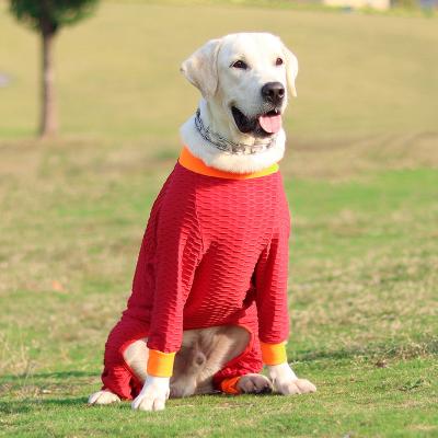 China Amazon new viable hot sale pet clothes dog clothes autumn and winter thickened elastic sweater pet sweater for sale