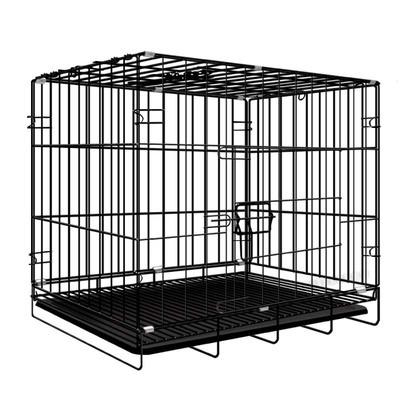 China Amazon Pet Cage Durable Hot Sale Durable Metal Dog Cat Dog Cage Black Blue Pink Cage For Small Medium And Large Pets for sale