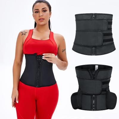 China Custom Breathable Wholesale 25 Private Logo Label Steel Boned Waist Cinchers With Detachable Fitness Slimming Belt Latex Waist Trainer for sale