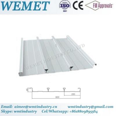 China Steel floor deck for steel structure building WMT 48-200-600 for sale