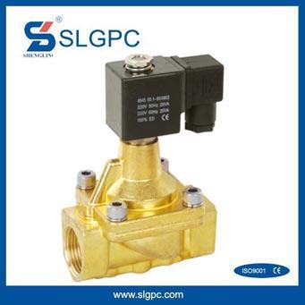 China Brass waterous gate valve solenoid water valve SLGPC- PU225-08S 12 volt water valve for sale