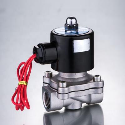 China Fountatin Pipeline 2S 304 Stainless Steel Liquid Water Sprinkling Electric Solenoid Valve for sale