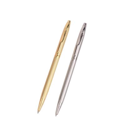 China Commonly Writing Most Popular Sublimation Pen Electroplating Engraving Metal Texture Metal Ballpoint Pen for sale