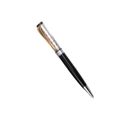 China Fluent Writing Beadable Pen Custom Logo Business Metal Unique Ballpoint Pen Factory Price With Metal Pen Refill for sale