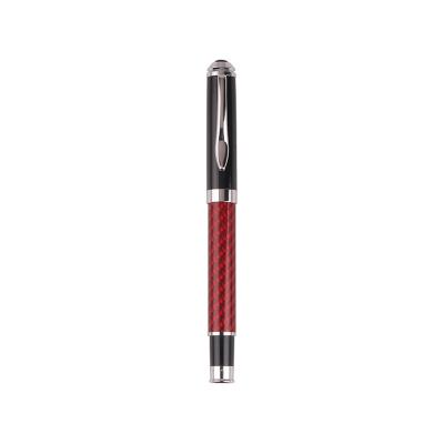 China Commonly Listing New Trend Metal Roller Pen Customizable Carbon Fiber Pens Gift Pen Handsome With Logo for sale