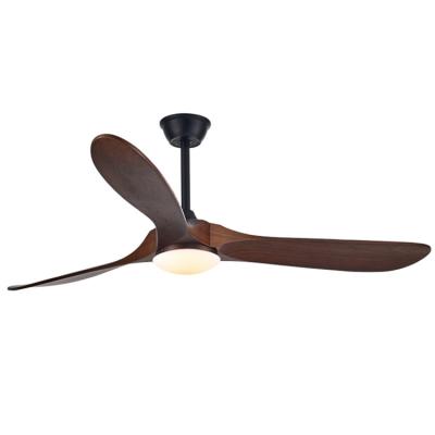 China Hot Selling 56inch Reverse Elegant Antique Stud Koa Style Colonial Wood Solid Wood Cut Out Residential Ceeling Ceiling Fan With Light for sale