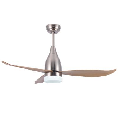 China OEM Fashion Metal CE 44 Inch Elmark TUV Orient Orl Bajaj Integrated Hunter Brushed Nickel Ceiling Fan 110V With Light And Remote for sale