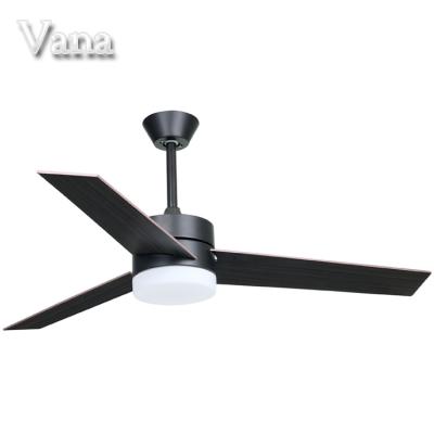 China Hotel UK BLDC Ceiling Fan 1050 Plywood Blades With LED Light Kit Bedroom 48 Exterior And Wings Of Walnut Ceiling Fan 25W for sale