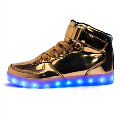 China Young Fashional Rechargeable LED Sneakers With Light Safe Built - In Lithium Batteries for sale