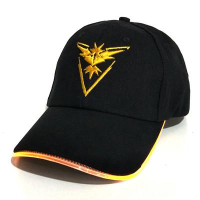 China Golf Light Up Baseball Caps , Woven Fabric Baseball Cap With Led Lights for sale