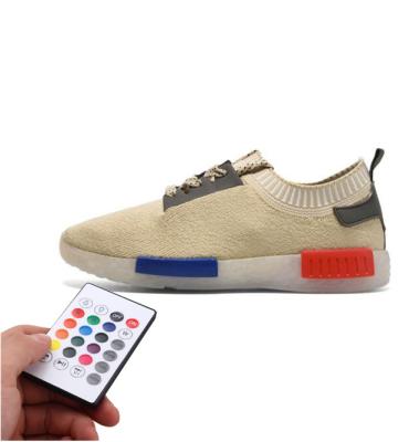 China Spring / Autumn App Controlled LED Shoes Rechargeable Function Size 25-46 for sale