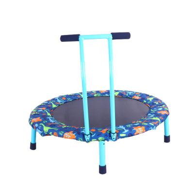 China Hot Selling Big Cheap Custom Round Carbon Steel Kids Mini Trampoline For Indoor Kids for sale