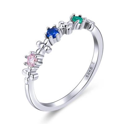 China Youchuang FASHIONABLE custom colorful tasty 925 silver wedding ring for women unique enamel moissanite handmade radiant diamond rings for sale