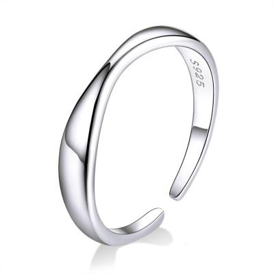 China OEM Youchuang Cheap Minimalist Sterling Silver Fashion Eternity Engagement Rings Wholesale Ladies FASHIONABLE Adjustable Couples Rings for sale