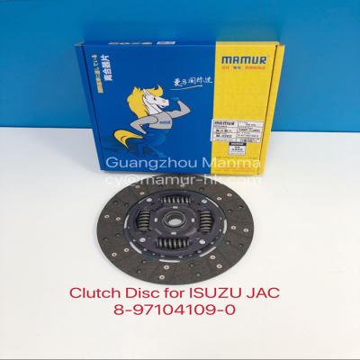 China ISUZU 4JB1T Truck Clutch Disc Assembly JAC 1040 8-97104109-0 1601100FA for sale