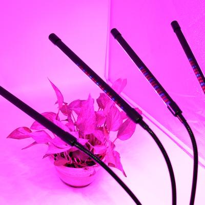 China Seed Starting Clip Full Spectrum Led Plant Lamp Grow Light Clip Grow Light 3 Head Usb Clip Grow Led Plant Growth for sale