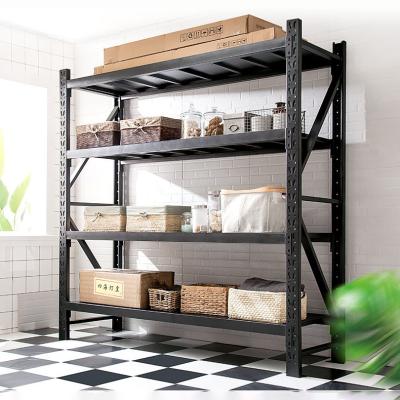 China 4 Layer Warehouse Storage Rack Metal Heavy Duty Steel Esd Protection Manufacturer Beam Heavy Duty Stack Pallet Rack for sale