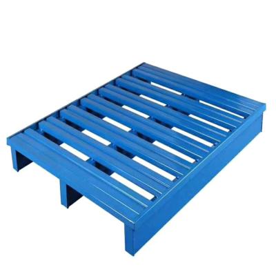 China High Capacity High Density Practical Goods Iron Storage Pallet Heavy Stackable Steel Shelving Shelving For Bulk Goods for sale