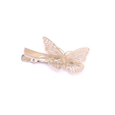 China 2021 Girls Hair Decoration Fashion Rhodium Butterfly Platypus High Quality Hairpin for sale