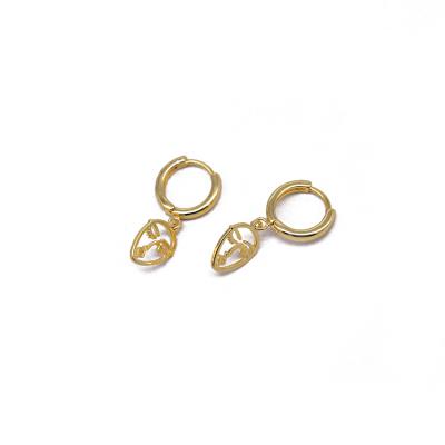 China FASHIONABLE 2021 fashion 1-2 mius gold plated women fashion face dangle earring for sale