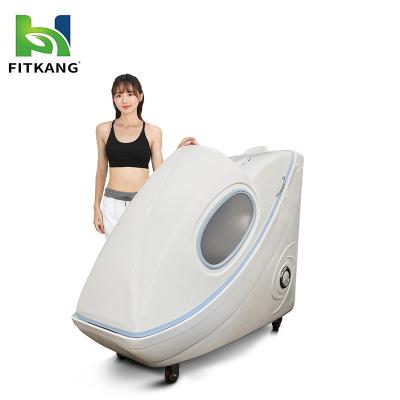 China Weight Loss Sweat Steaming Low EMF Sauna with Temperature Setting 25-70 Celsius Degree for sale