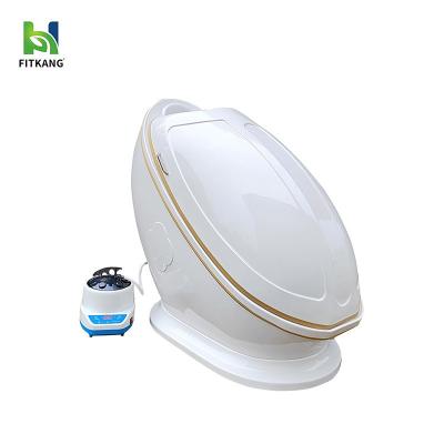 China Huikang Ozone Sauna Spa Capsule Plugs Type It Temperature Setting 25-70 Celsius Degree for sale