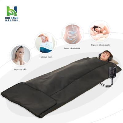 China Body Targeted Infrared Light Therapy Far Infrared Sauna Blanket in Black from Huikang for sale