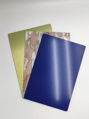 China Anodized ACP Brushed Finish Aluminium Sheet Cladding 5mm  Wooden for sale