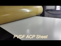 heat insulation pvdf coated acp sheets for hospital wall panels 5.0mm thickness brushed surface