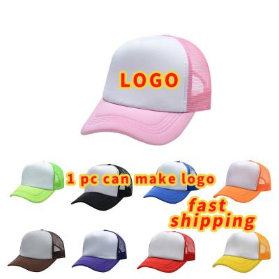 China COMMON Promotional Sublimation Mesh Trucker Hat Gorras Custom Printing Professional Custom Trucker Hat for sale