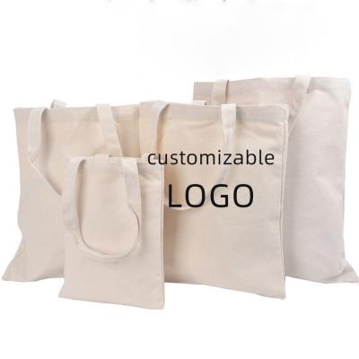 China Custom Handled Logo Printed Cotton Bag Fabric Ladies Fashion Shopping Bag Canvas Tote Bags for sale