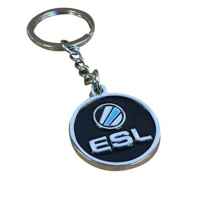 China Promotional Custom Metal Logo Giveaway Gifts Key Chain Eco - Friendly Pocket With Car Logo Engraved for sale