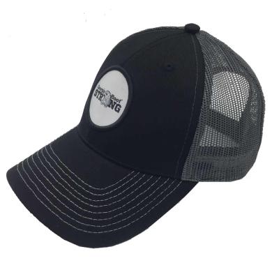 China breathable & Custom Black White Foam Logo Plain Mesh Caps Casual Polyester Wholesale Waterproof 5 Panel Trucker Hat for sale